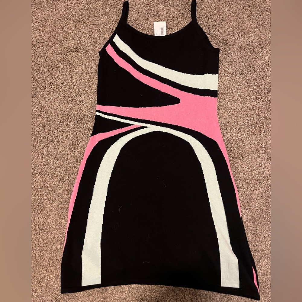 Printed mini dress